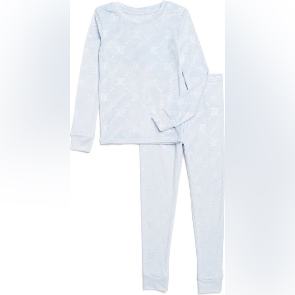 Juicy Couture Other - Juicy Couture Kids' Logo Embossed Plush Velvet Fitted 2-Pc Pajamas, 4T, NWT